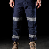 FXD WP4T Reflective Taped Cuffed Pant-TAPED PANTS-BOOTS CLOTHES SAFETY-30-Navy-BOOTS CLOTHES SAFETY