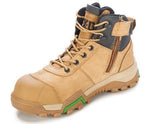 FXD WB-2 4.5 Safety Boot Zip & Bump Cap-WORK BOOT-BOOTS CLOTHES SAFETY-WHEAT-4AU-BOOTS CLOTHES SAFETY