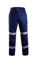 RITEMATE RM1004RLW L/W TAPED CARGO PANTS-HI VIS PANTS-BOOTS CLOTHES SAFETY-NAVY-77R-BOOTS CLOTHES SAFETY