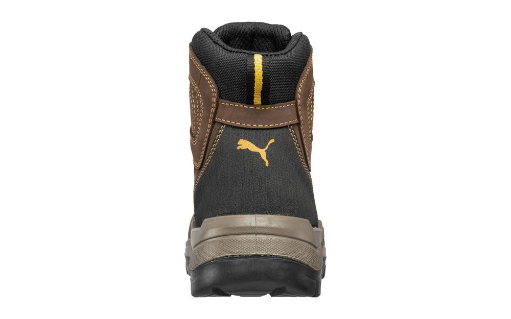Puma Sierra Nevada Brown Zip Safety Boot-WORK BOOT-BOOTS CLOTHES SAFETY-BOOTS CLOTHES SAFETY