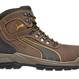 Puma Sierra Nevada Brown Zip Safety Boot-WORK BOOT-BOOTS CLOTHES SAFETY-Brown-6 AU/UK-BOOTS CLOTHES SAFETY