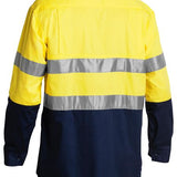 Bisley Taped Hi Vis Cool Lightweight Shirt BS6696T-HI VIS WORK SHIRTS-BOOTS CLOTHES SAFETY-BOOTS CLOTHES SAFETY