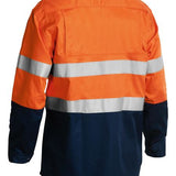 Bisley Taped Hi Vis Cool Lightweight Shirt BS6696T-HI VIS WORK SHIRTS-BOOTS CLOTHES SAFETY-BOOTS CLOTHES SAFETY