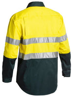 Bisley Taped Hi Vis Cool Lightweight Shirt BS6696T-HI VIS WORK SHIRTS-BOOTS CLOTHES SAFETY-BOOTS CLOTHES SAFETY