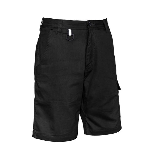 SYZMIK ZS505 RUGGED COOLING VENTED SHORT-WORK SHORTS-BOOTS CLOTHES SAFETY-BLACK-77-BOOTS CLOTHES SAFETY
