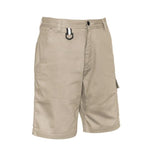 SYZMIK ZS505 RUGGED COOLING VENTED SHORT-WORK SHORTS-BOOTS CLOTHES SAFETY-KHAKI-77-BOOTS CLOTHES SAFETY