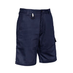 SYZMIK ZS505 RUGGED COOLING VENTED SHORT-WORKWEAR-BOOTS CLOTHES SAFETY-NAVY-77-BOOTS CLOTHES SAFETY