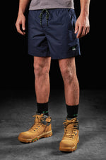 WS.4 REPREVE® STRETCH RIPSTOP ELASTIC WAIST WORK SHORTS-BOOTS CLOTHES SAFETY-30-Navy-BOOTS CLOTHES SAFETY