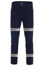 Ritemate RMX Flexible Fit Utility Trousers Reflective-HI VIS PANTS-BOOTS CLOTHES SAFETY-72R / sz 8-Dark Navy-BOOTS CLOTHES SAFETY