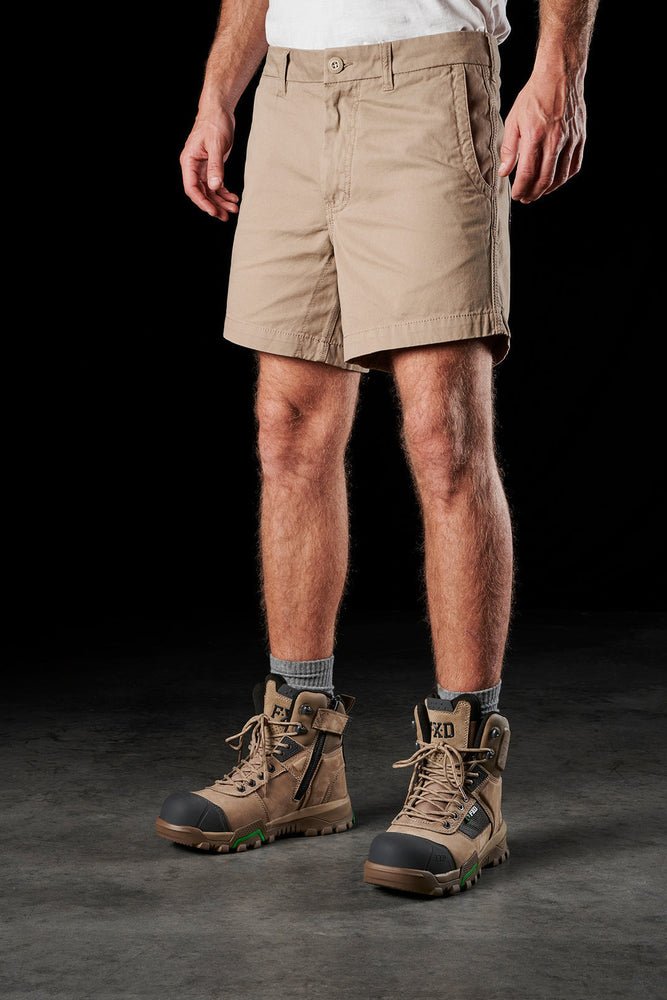 FXD WS.2 SHORT SHORTS-WORK SHORTS-BOOTS CLOTHES SAFETY-30-Khaki-BOOTS CLOTHES SAFETY