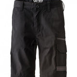 FXD WS-3 Stretch Work Short Cargo-WORKWEAR-BOOTS CLOTHES SAFETY-BLACK-77R / W30-BOOTS CLOTHES SAFETY