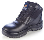 MONGREL 261020 SAFETY BOOT - ZIP SIDE-WORK BOOT-BOOTS CLOTHES SAFETY-BLACK-7AU-BOOTS CLOTHES SAFETY