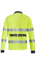 SYZMIK ZH380TC UNISEX BIO MOTION POLO TRAFFIC CONTROL-HI VIS POLO-BOOTS CLOTHES SAFETY-BOOTS CLOTHES SAFETY
