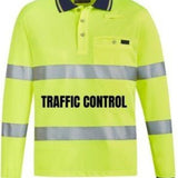 SYZMIK ZH380TC UNISEX BIO MOTION POLO TRAFFIC CONTROL-HI VIS POLO-BOOTS CLOTHES SAFETY-YELLOW-SML-BOOTS CLOTHES SAFETY