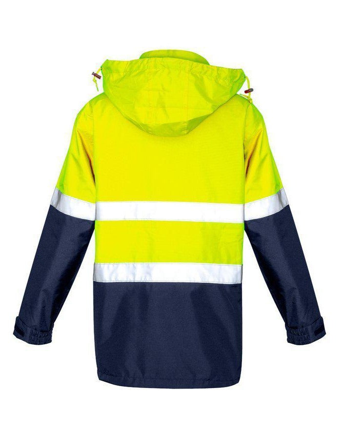 SYZMIK ZJ357 ULTRA LIGHT WATERPROOF JACKET-HI VIS RAINWEAR-BOOTS CLOTHES SAFETY-BOOTS CLOTHES SAFETY